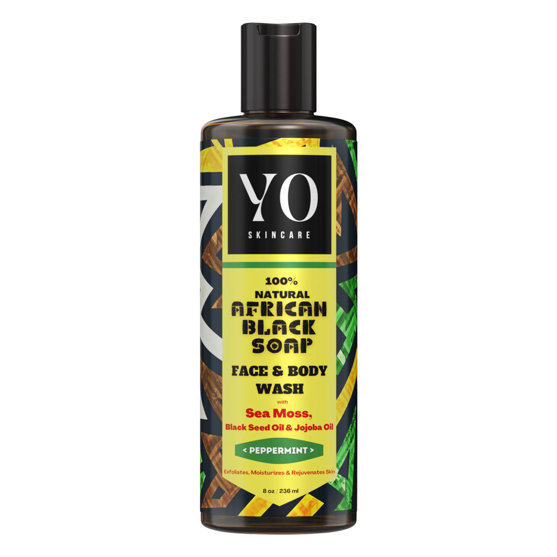 Experience the refreshing qualities of our Liquid African Black Soap, inspired by Ghana&